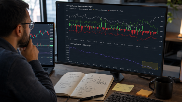 How to Read Exchange Netflow on CryptoQuant Without Overreacting