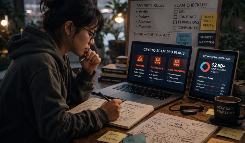 avoid crypto scams in 2026 crypto security analysis with checklist and scam detection workspace