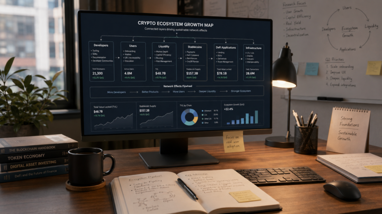 Crypto Ecosystem Growth: 7 Data Signals That Reveal Real Network Expansion