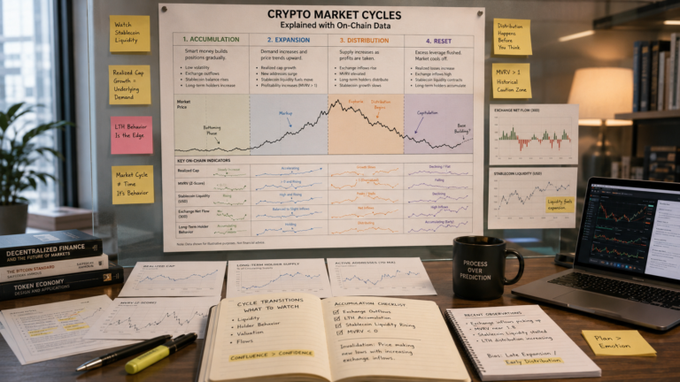 Crypto Market Cycles Explained: 7 On-Chain Signals Investors Should Track
