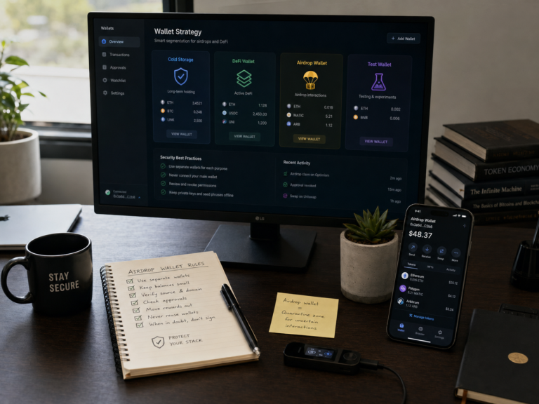 Airdrop Wallet Strategy: 7 Smart Rules for Safer Crypto Claims