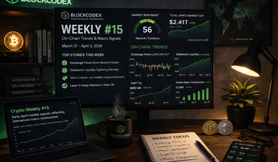 crypto on-chain trends dashboard showing liquidity signals and macro market analysis