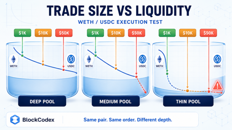 Crypto Trade Size Liquidity: What $1K, $10K and $50K Trades Reveal