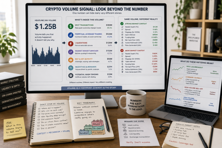 Crypto Volume Signal: 7 Reasons Volume Alone Misleads Investors