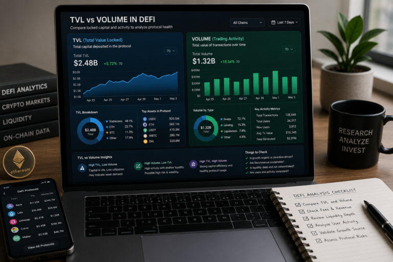 TVL vs Volume in DeFi: 7 Critical Differences Investors Should Understand