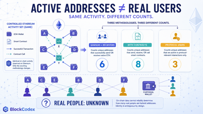 Active Addresses vs Real Users in Crypto: What the Numbers Miss
