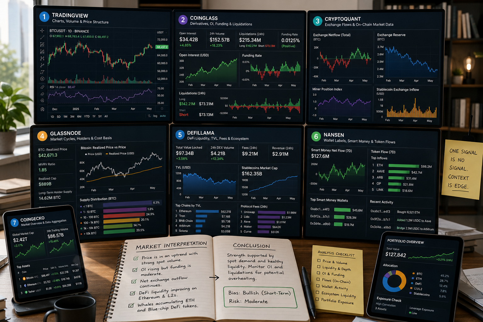 Best Crypto Market Analysis Tools: 7 Powerful Platforms for Volume, Liquidity and Flows