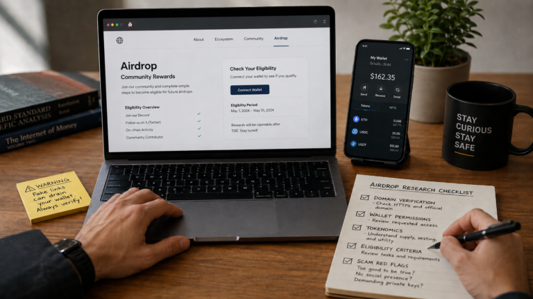 Legit Crypto Airdrops: 7 Smart Checks Before Connecting Your Wallet