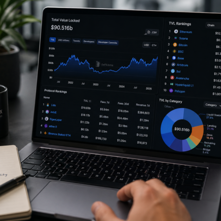read TVL in crypto dashboard showing total value locked analysis and DeFi capital flows
