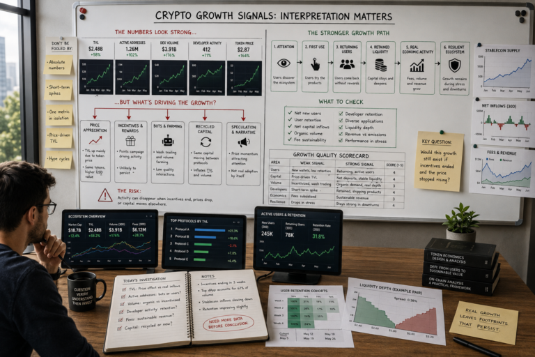 Crypto Growth Signals: 7 Dangerous Ways Investors Read Growth Wrong