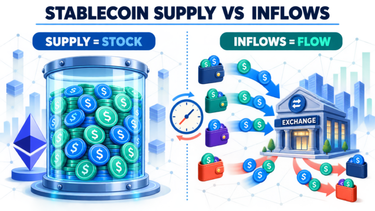 Stablecoin Supply vs Stablecoin Inflows: What Is the Difference?