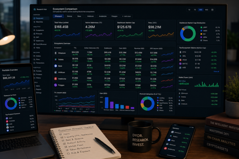 Best Crypto Research Tools: 7 Powerful Options to Compare Blockchain Ecosystems