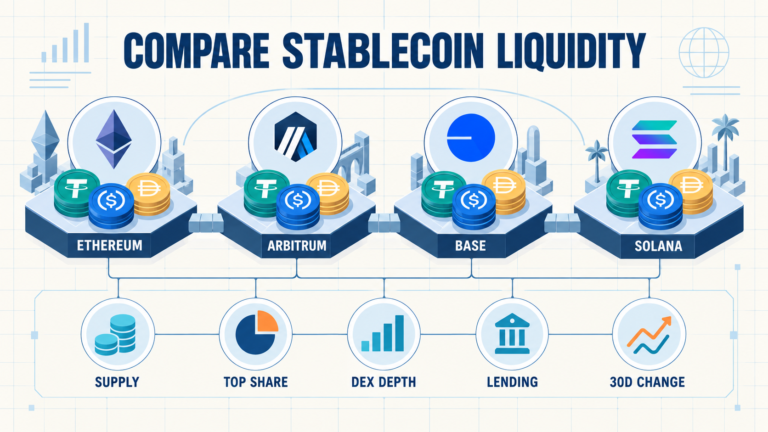 How to Compare Stablecoin Liquidity Across Blockchains