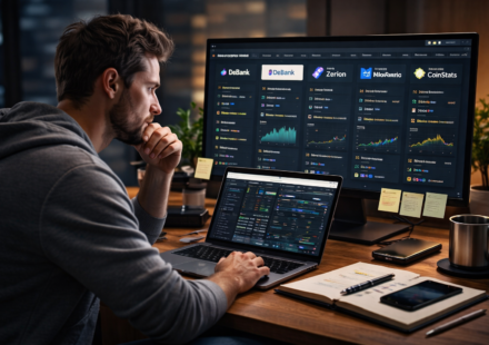 portfolio trackers for serious investors comparison showing crypto analysis and decision-making workspace